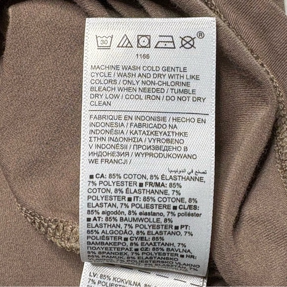 Athleta Outbound Pyrite Brown Mock Neck Sleeveless Cotton Tank Top 882327 3X - Picture 10 of 10